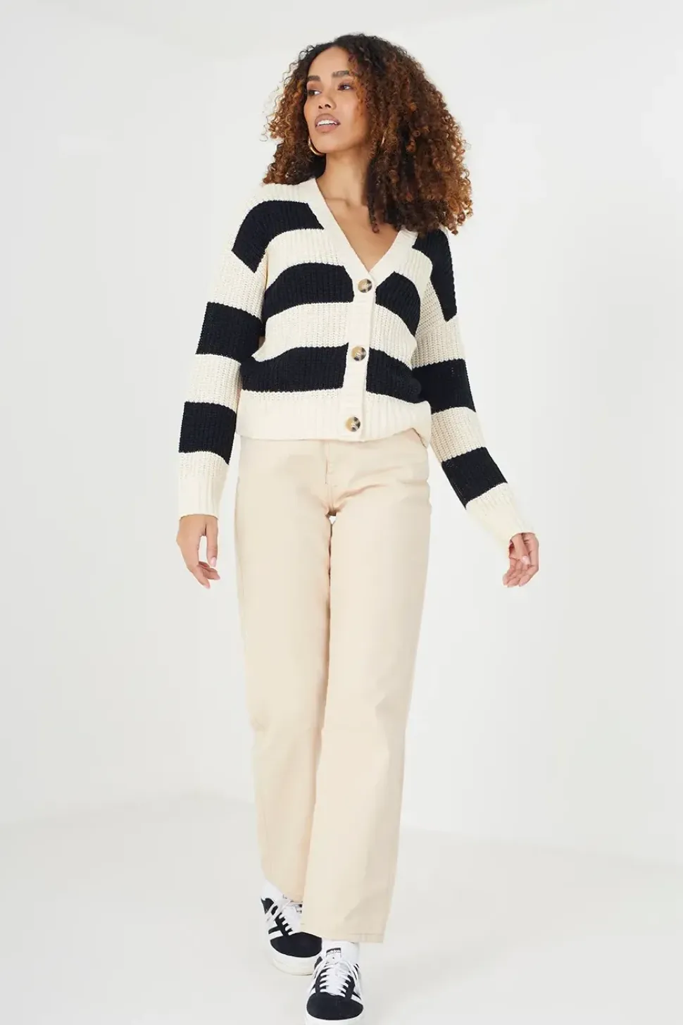 Chunky Rib Knit Cardigan