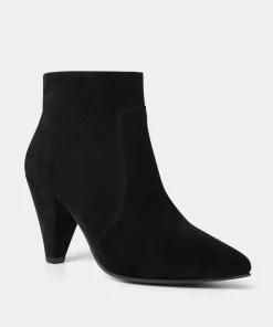 Classic Suede Pointed Ankle Boots