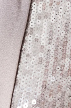Clear Sequin Single Breasted Blazer
