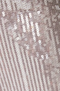 Clear Sequin Wide Leg Trouser