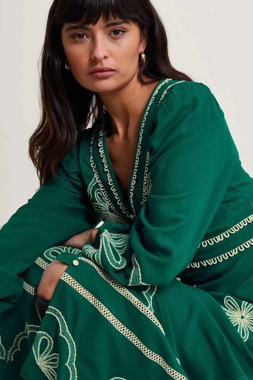 Clio Embroidered Dress