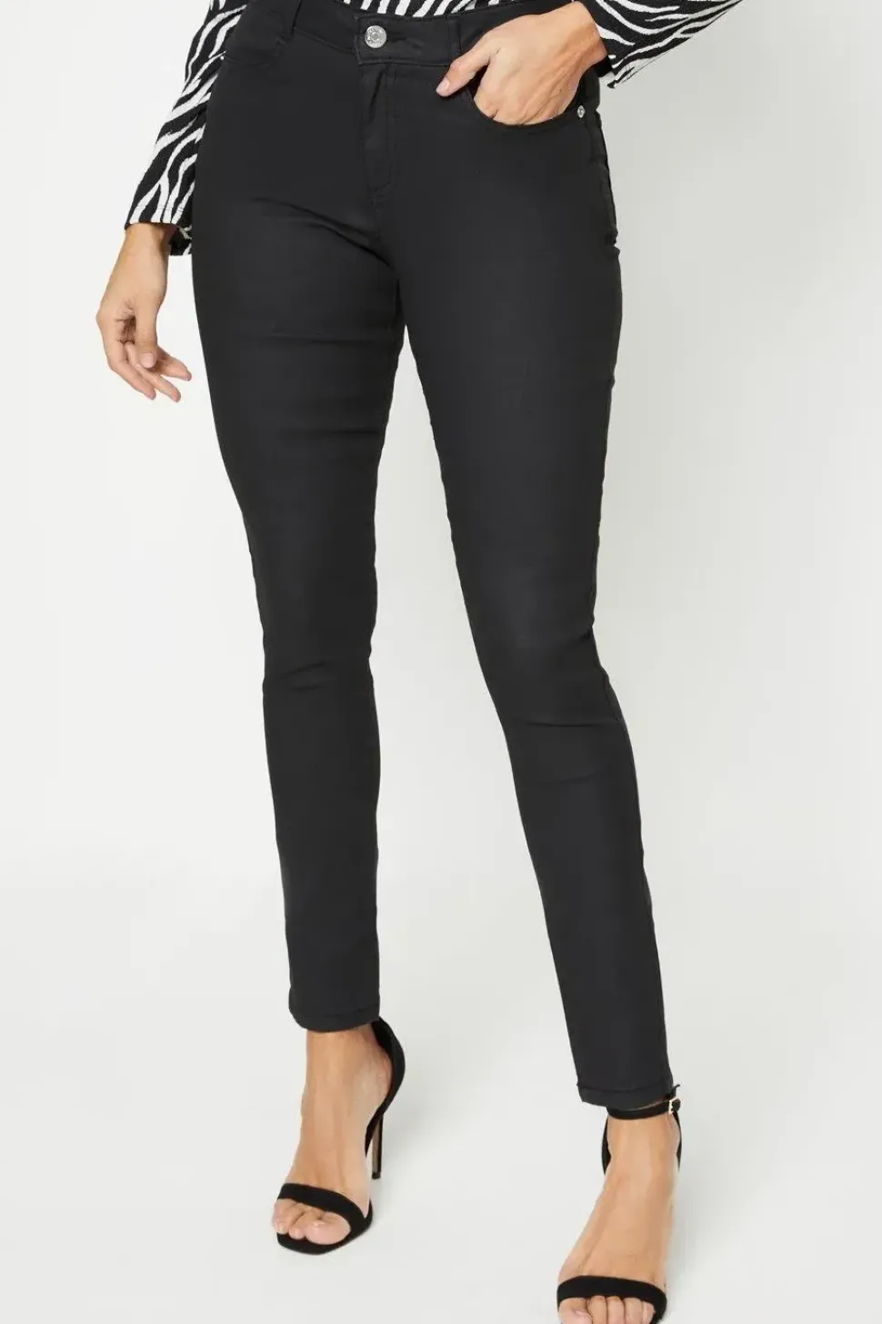 Coated Skinny Jean