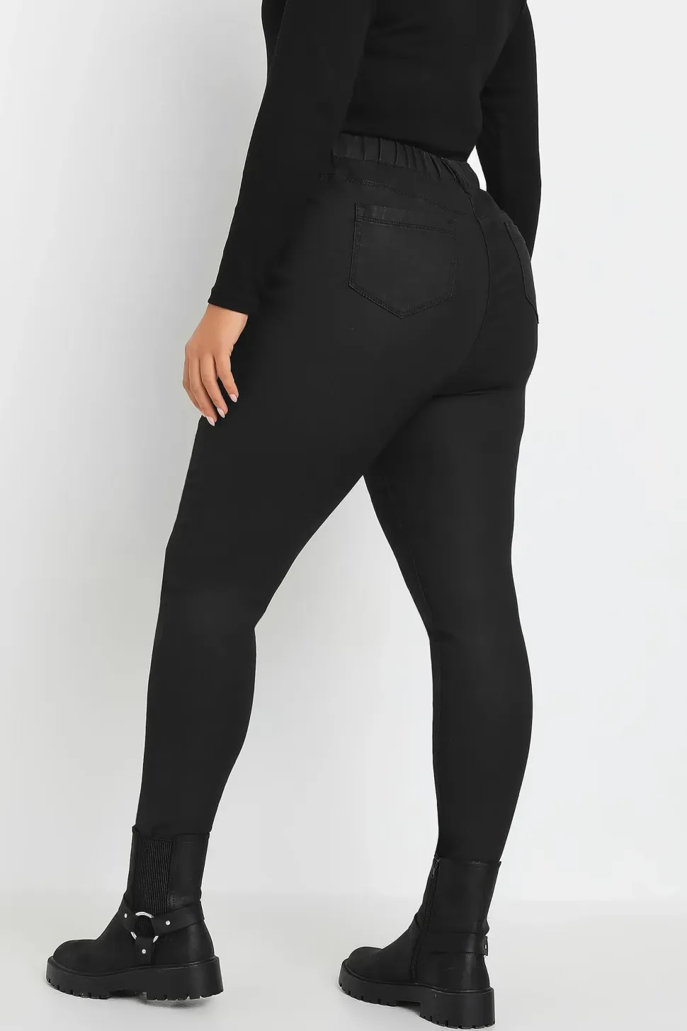 Coated Stretch Pull On GRACE Jeggings