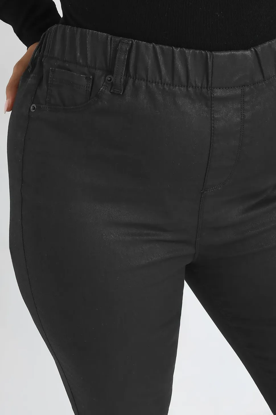 Coated Stretch Pull On GRACE Jeggings