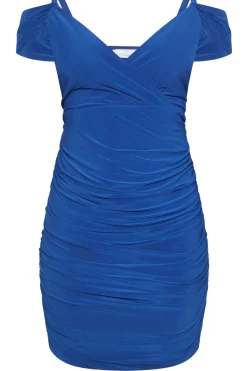 Cold Shoulder Wrap Dress