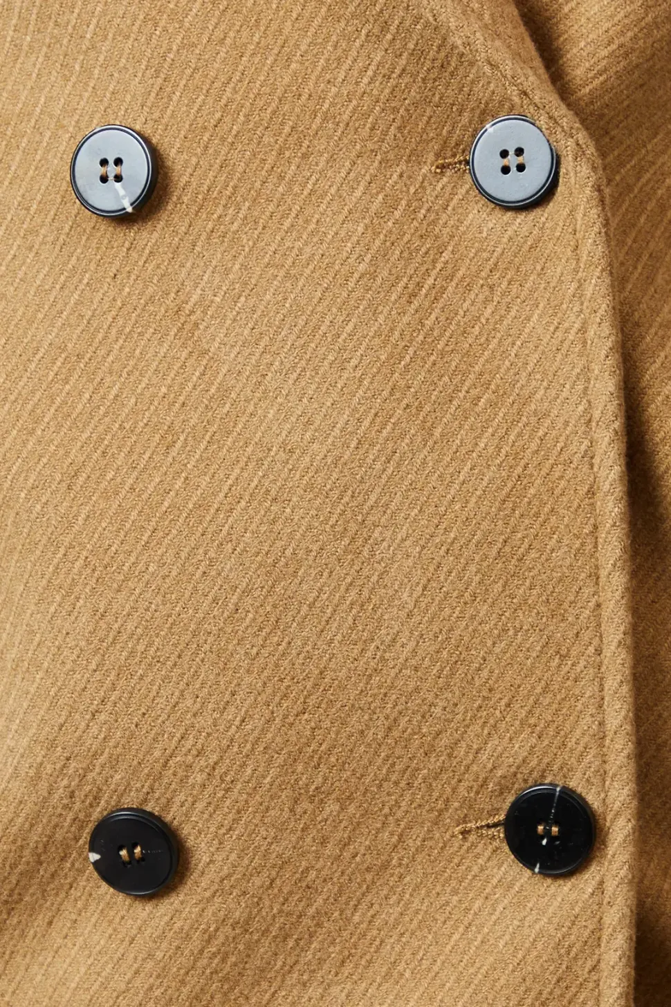 Collar Detail Double Breasted Jacket
