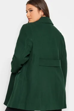 Collared Double Breasted Formal Coat