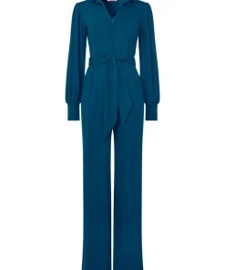 Collared Straight Leg Jumpsuit