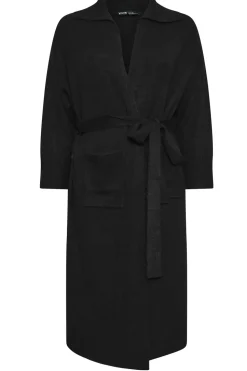Collared Tie Waist Coatigan