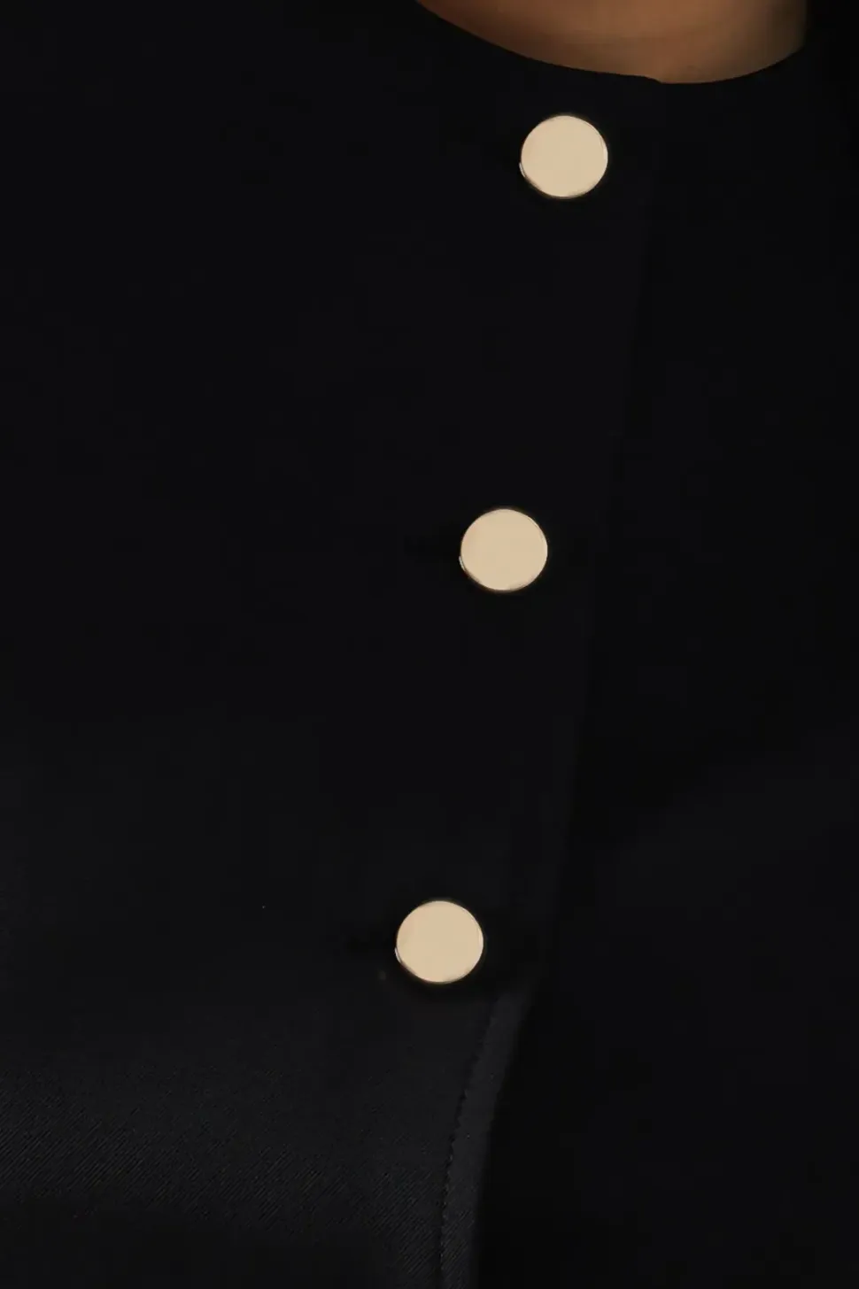 Collarless Military Jacket