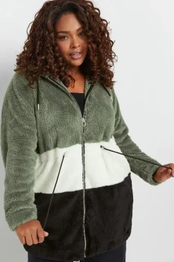 Colour Block Fleece Jacket