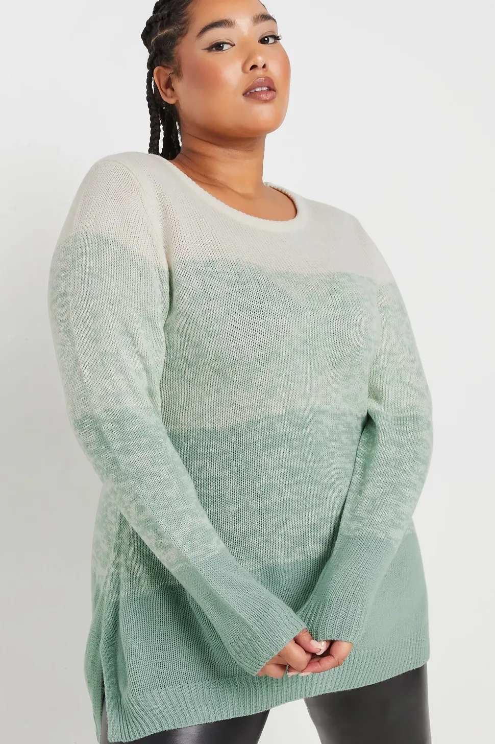 Colourblock Knitted Jumper