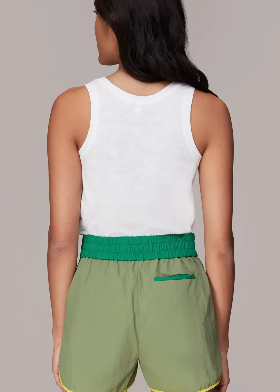 Colour Block Running Short-