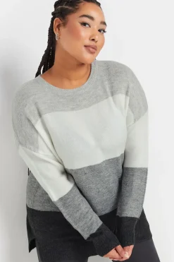Colourblock Stripe Jumper