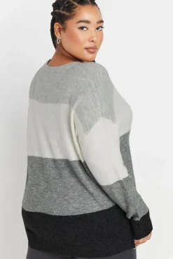 Colourblock Stripe Jumper