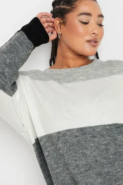 Colourblock Stripe Jumper
