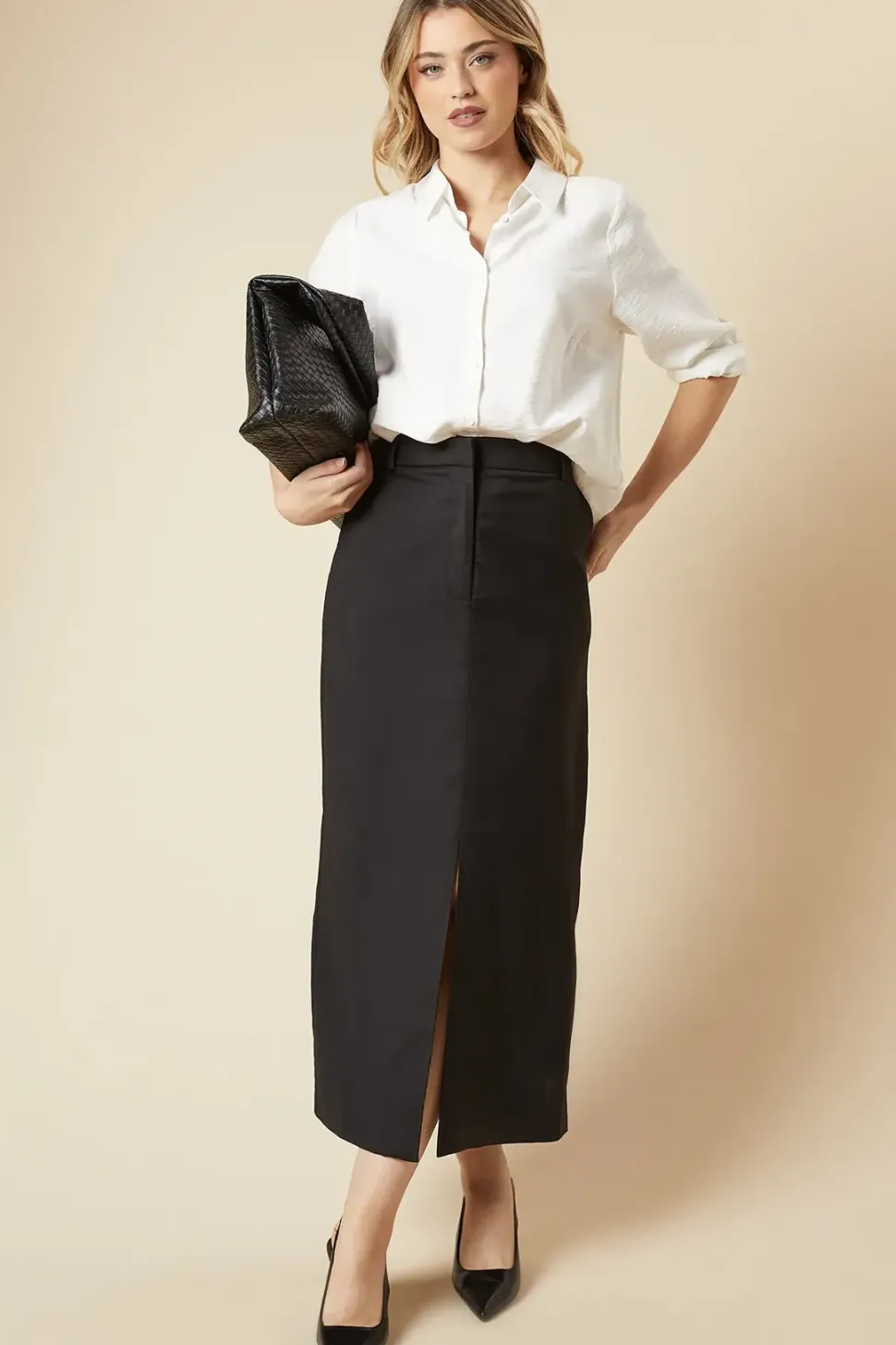 Column Midaxi Skirt