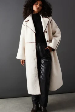 Contrast Bonded Coat