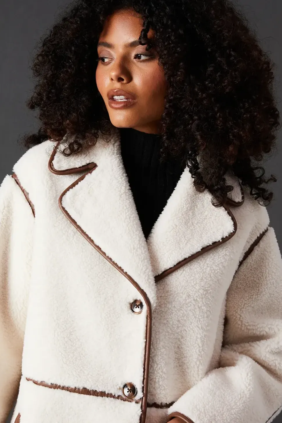 Contrast Bonded Coat