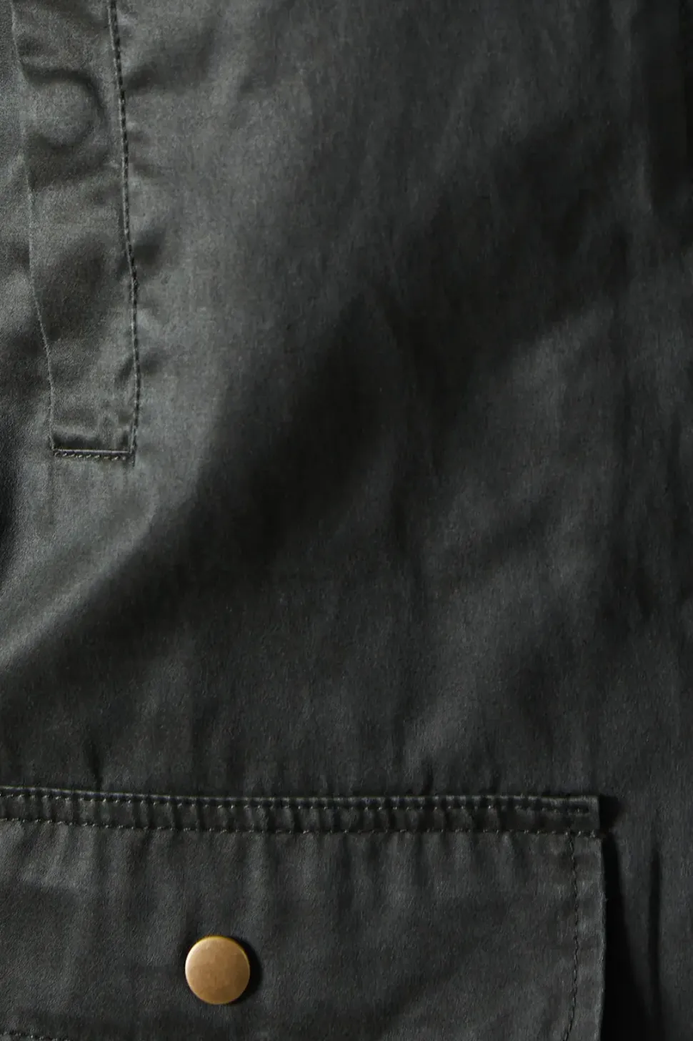 Contrast Detail Wax Jacket