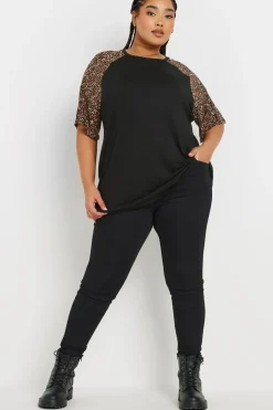 Contrast Sleeve T-Shirt