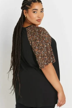 Contrast Sleeve T-Shirt