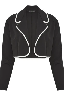Contrast Trim Blazer
