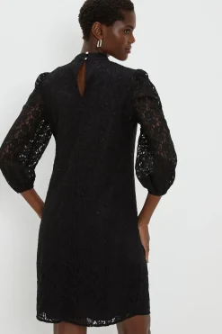 Corded Lace Shift Dress