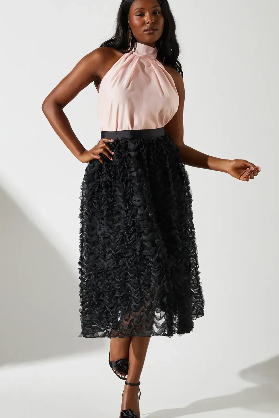 Cornelli Mesh Ballerina Skirt