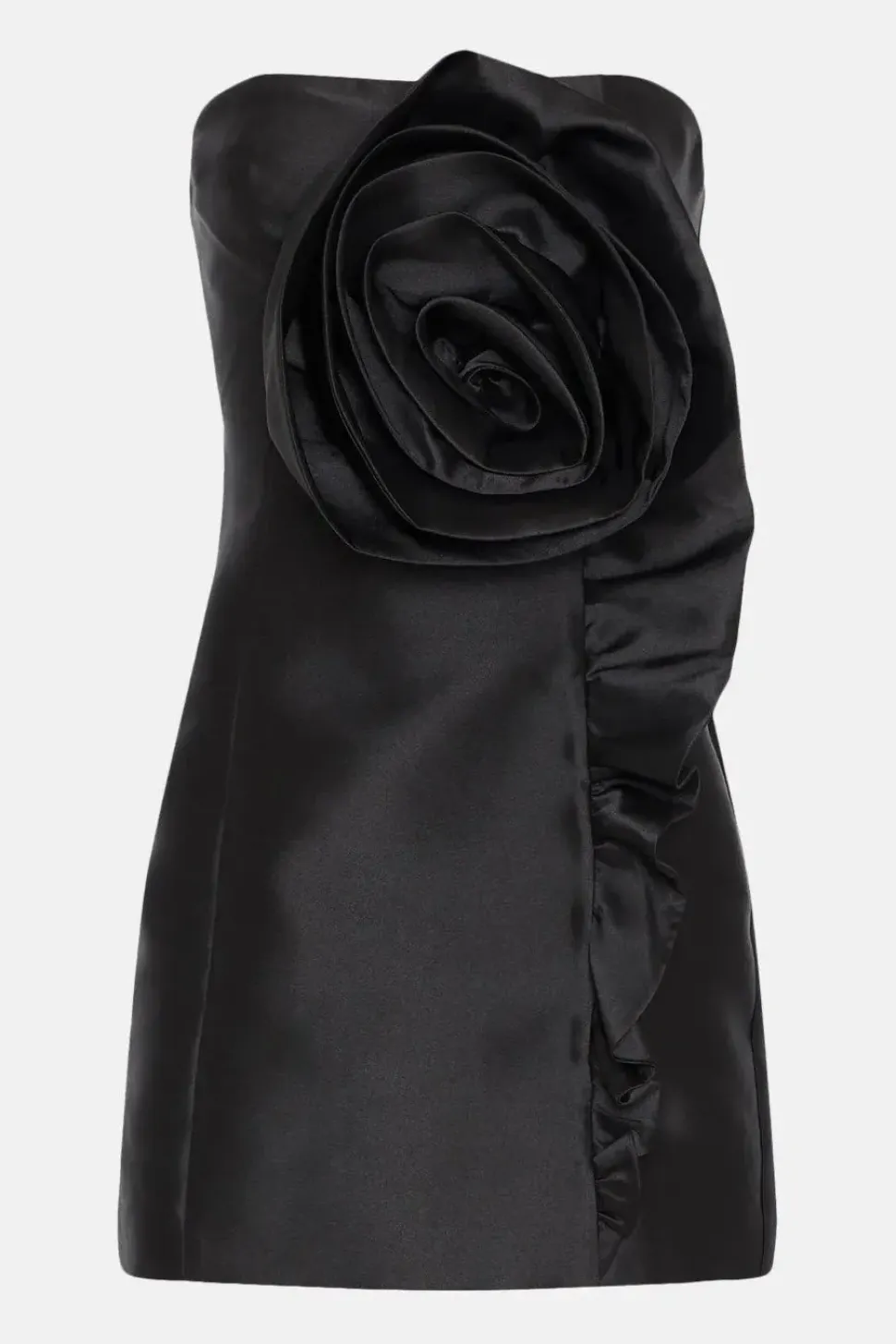 Corsage Detail Bandeau Mini Dress