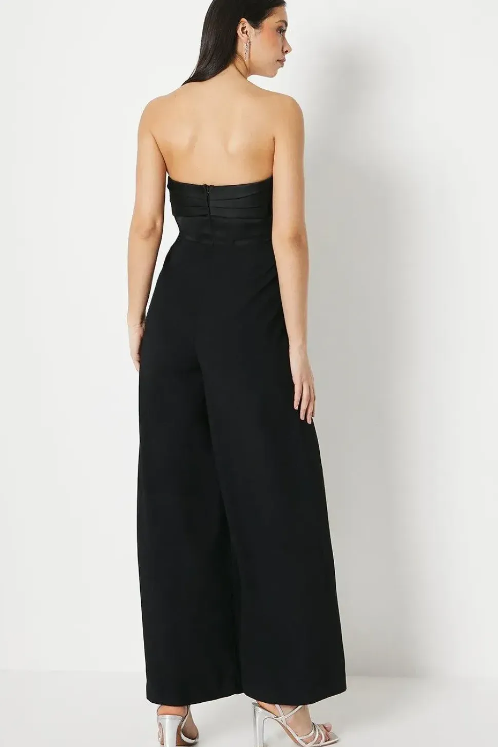 Corset Bodice Wide Leg Jumpsuit