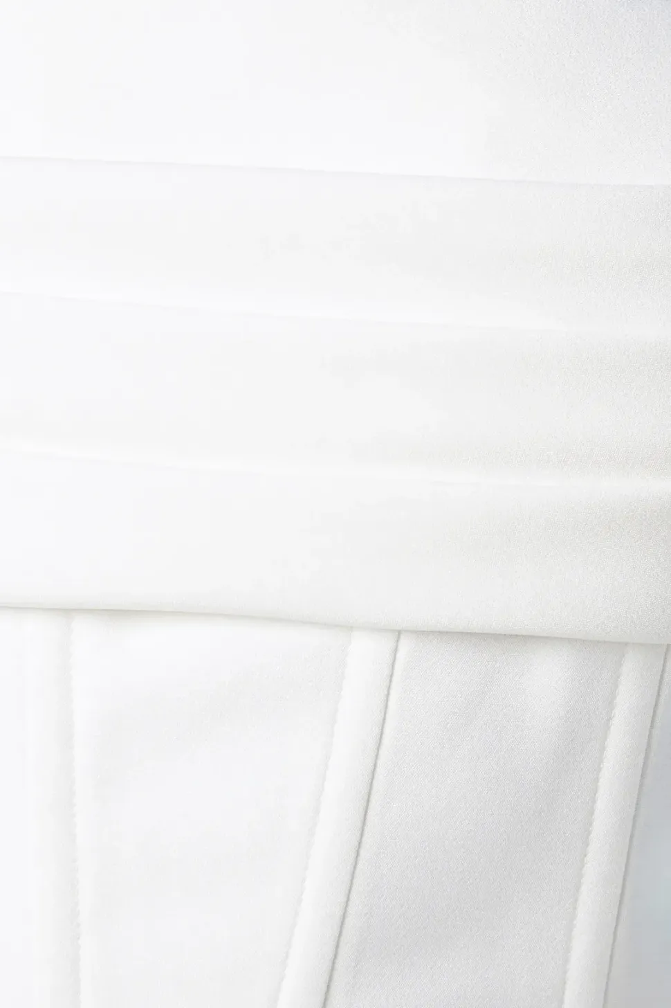 Corset Detail Wide Leg Bridal Jumpsuit