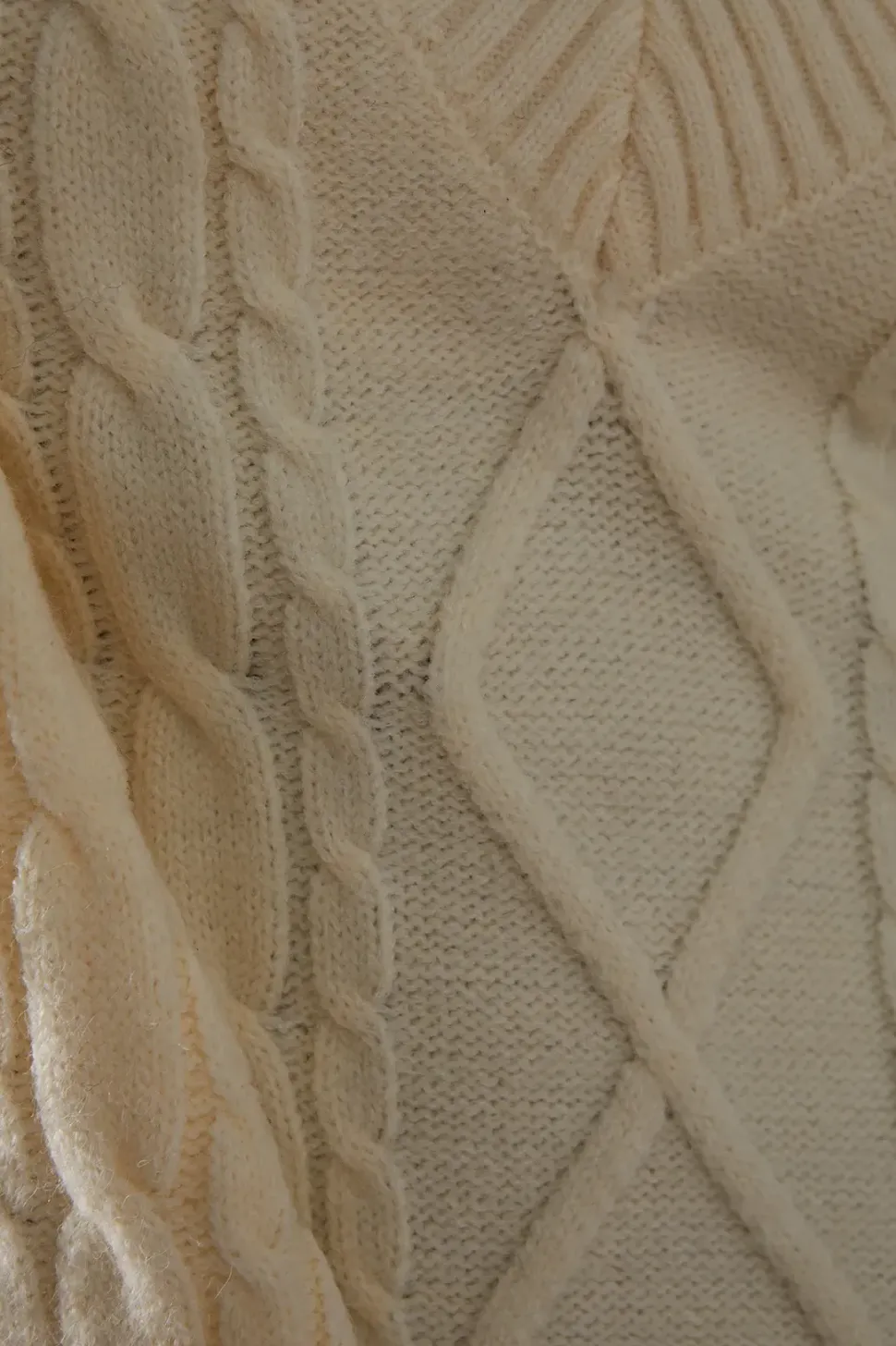 Cosy Cable Knit V Neck Maxi Jumper Dress