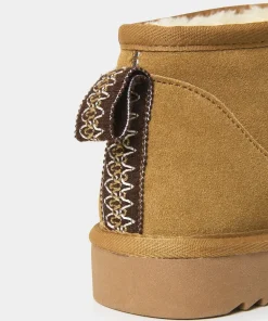Cosy Suede Mini Ankle Boots