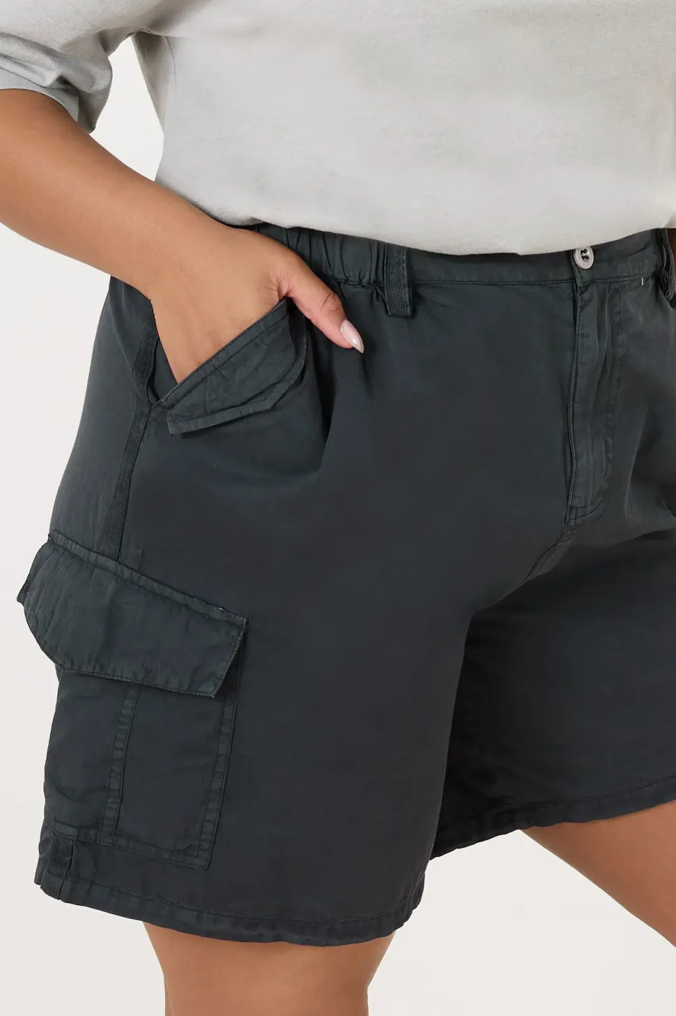 Cotton Cargo Shorts