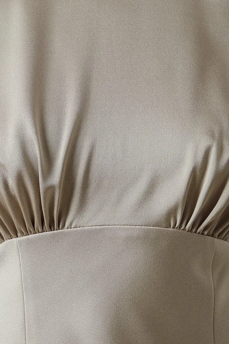 Cowl Back Fishtail Maxi Dress