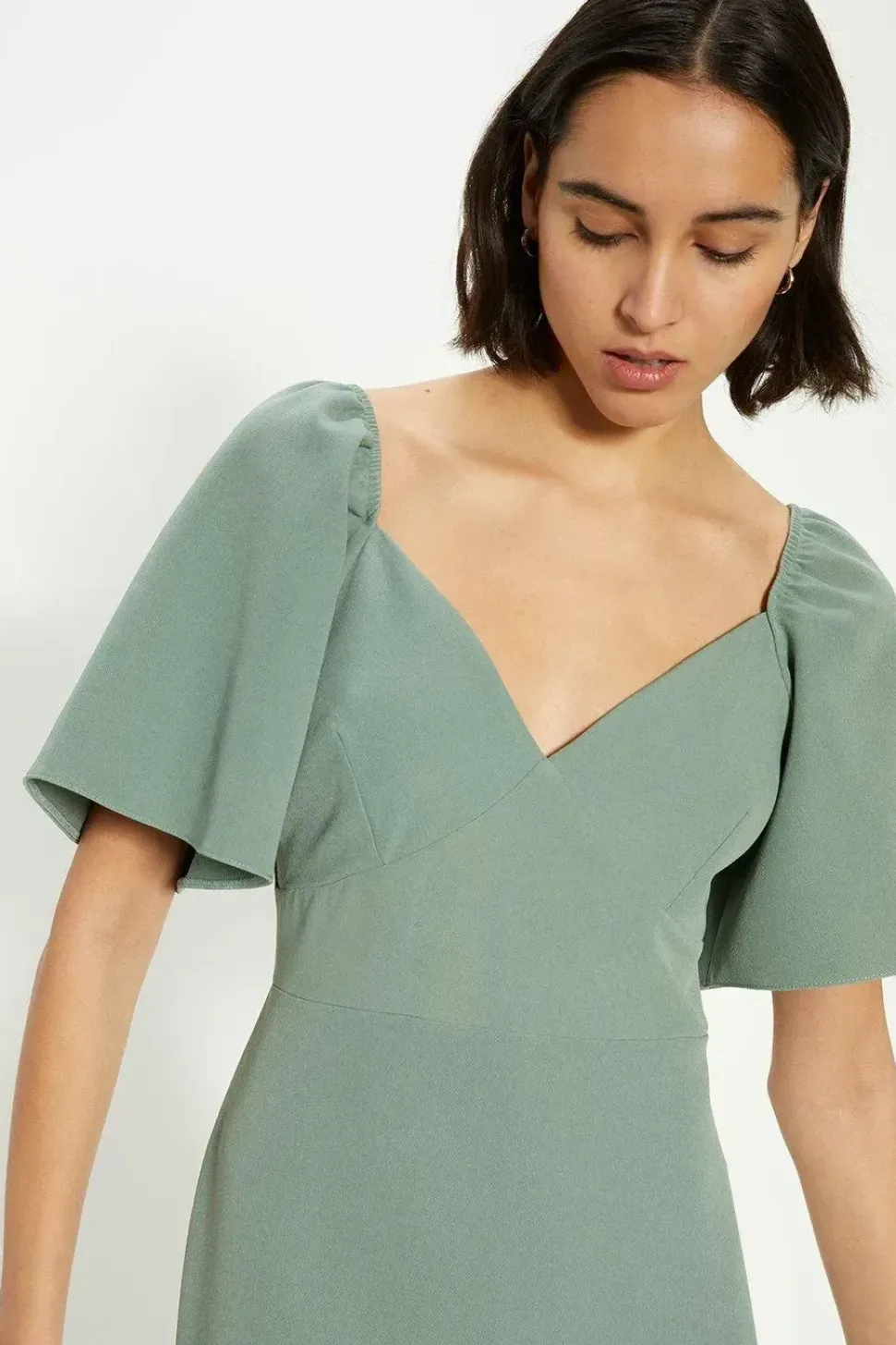 Crepe Cut Out Pencil Dress