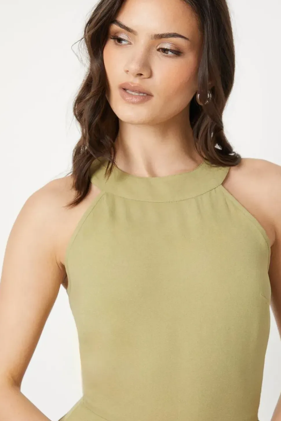 Crepe Halterneck Jumpsuit