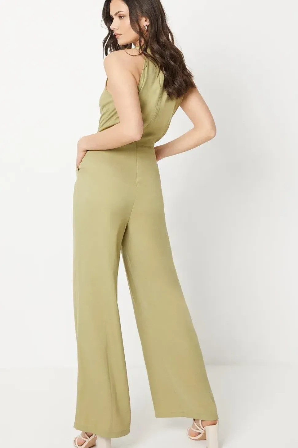 Crepe Halterneck Jumpsuit