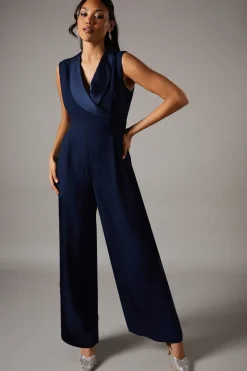 Crepe Wrap Jumpsuit