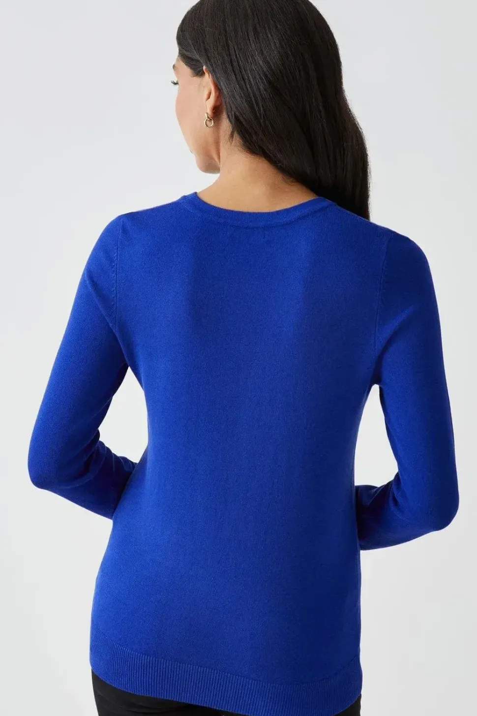 Crew Button Detail Jumper