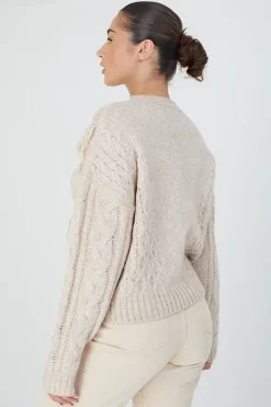Crew Neck Tassel Jumper