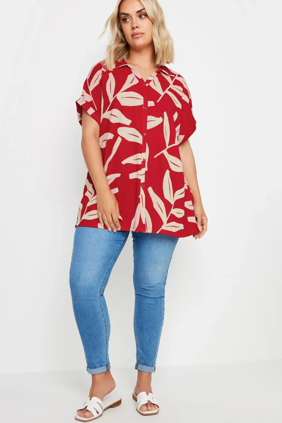 Crinkle Short Sleeve Shirt