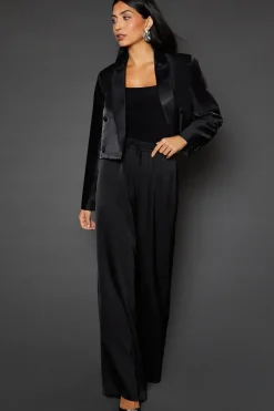 Crop Double Breasted Blazer