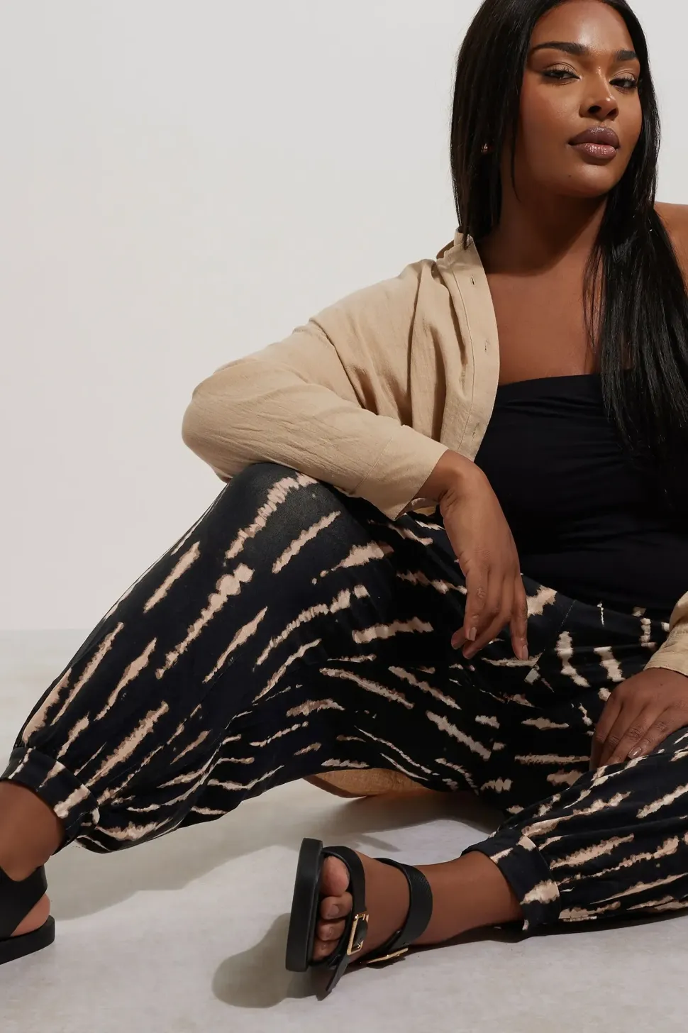 Crop Harem Trousers