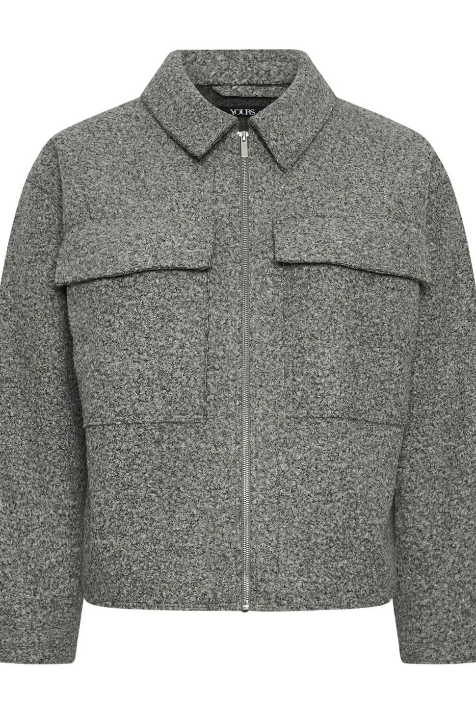 Cropped Boucle Jacket