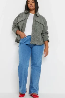 Cropped Boucle Jacket