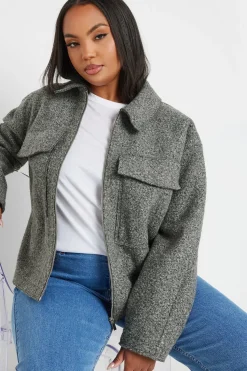 Cropped Boucle Jacket