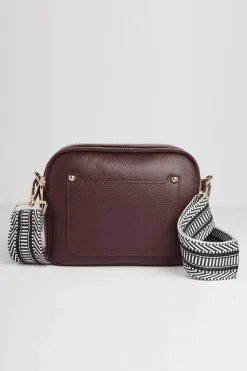 Crossbody Bag with Aztec Strap