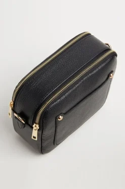 Crossbody Bag with Dark Leopard Strap